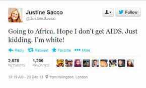Tweet gone wrong.  Going to Africa. Hope I don't get AIDS